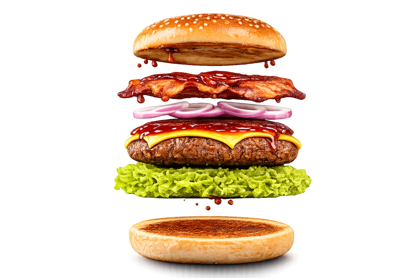 BBQ Bacon Burger Hover