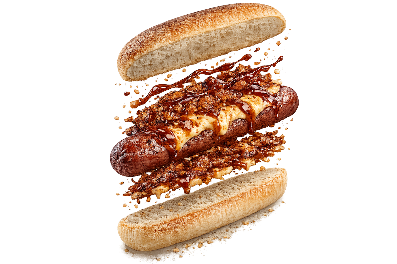 BBQ Bacon Hot Dog Hover